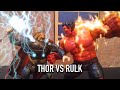 Thor vs Red Hulk (STOP MOTION)