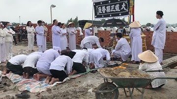 Lễ đưa tiễn, đh nguyễn thị chà 85 tuổi #letang #daocaodai #tayycaodai