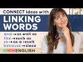 How to connect ideas in english with linking words