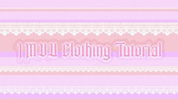IMVU Clothing Tutorial