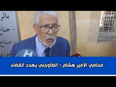 محامي الأمير هشام الطاوجني يهدد القضاء