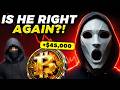 He Predicted EVERY Bitcoin Crash (Now He Says $45K Is Coming)