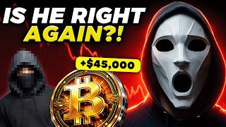 He Predicted EVERY Bitcoin Crash (Now He Says $45K Is Coming)