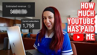 How Much Youtube Has Paid Me as a Small YouTuber | my analytics & YouTube monetization
