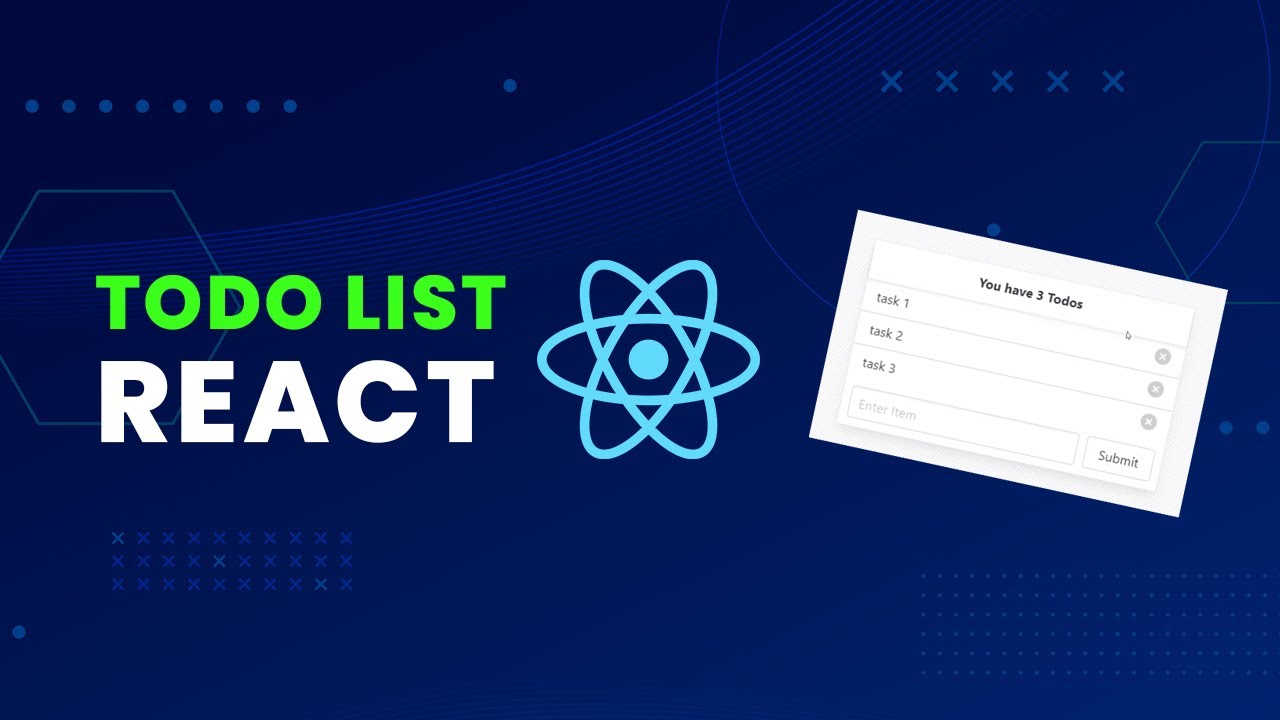 To Do List com React.js | Aula 7 do Mini Curso para Iniciantes - YouTube