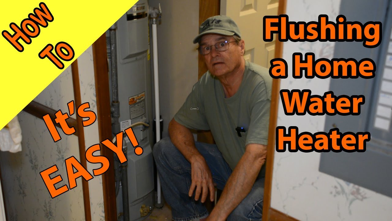 How to Flush a Water Heater, An EASY DIY project YouTube