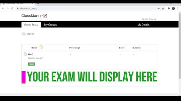 How to use classmarker online exam...