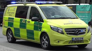 London Police, Fire, Ambulance - Emergency Vehicles Responding