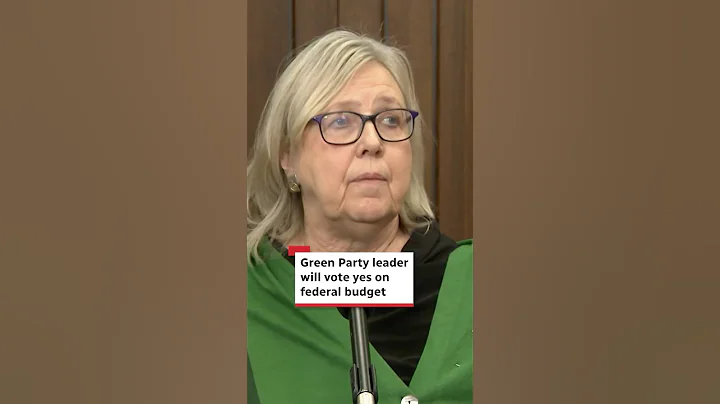 Green Party leader will vote yes on federal budget