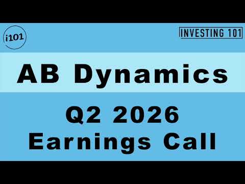 AB Dynamics Q2 2026 Earnings Call | Order Intake Jumps 45% as Global Safety Testing Recovers