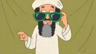 Family Guy's Stewie fights Osama Bin Laden the Naked Gun Style