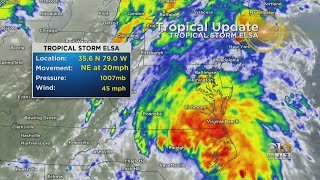 Tracking Elsa: WJZ's Weather Team Has The Latest On Tropical Storm Elsa