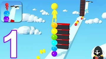 Stack Rider gameplay walkthrough Level 1 - 12 Part 1 (android) by Super sonic studios LTD - INTRO