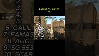 Rating EVERY Rifle in CS2 🎯pt.2 #cs2 #counterstrike2 #steam #valve