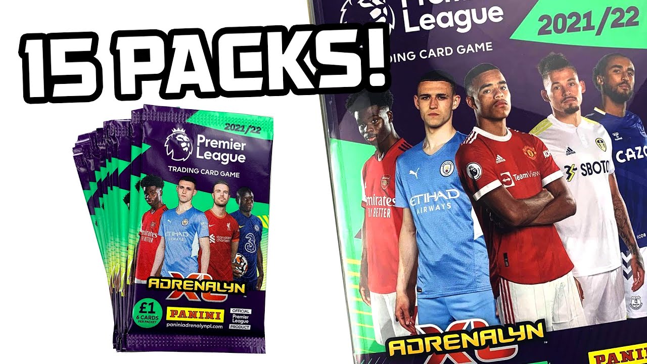 trying to *COMPLETE* my PANINI ADRENALYN XL 2021/22 PREMIER LEAGUE Collection (15 packs!!)