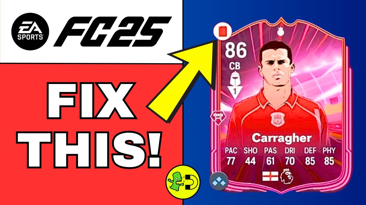 FC 25 Как удалить красную карточку Ultimate Team