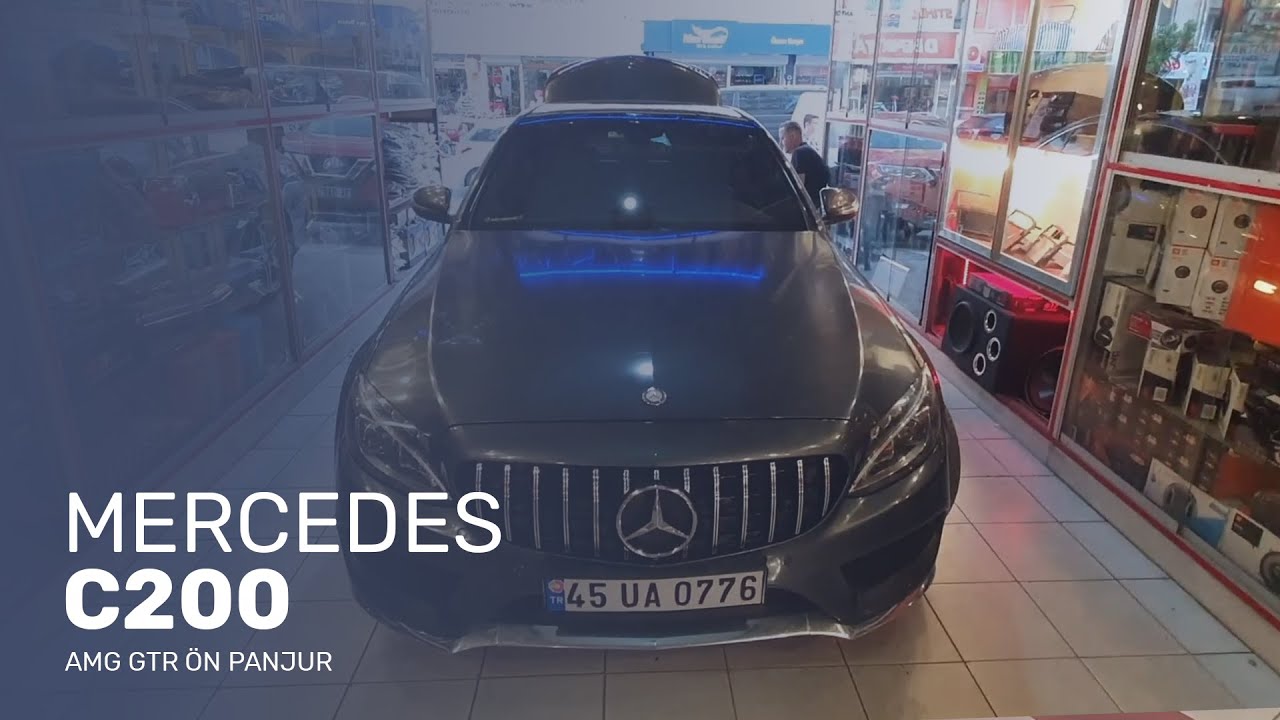 Mercedes Benz C200 // AMG GTR Ön Panjur