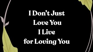 I Live For Loving You Babes A Deep Love Message From The Heart A Romantic Message