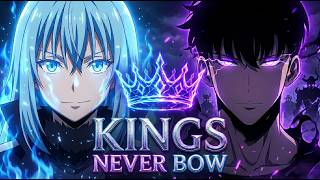 SUNG JINWOO X RIMURU TEMPEST Rap - 'Kings Never Bow' 👑 (Solo Leveling x Tensura AMV)