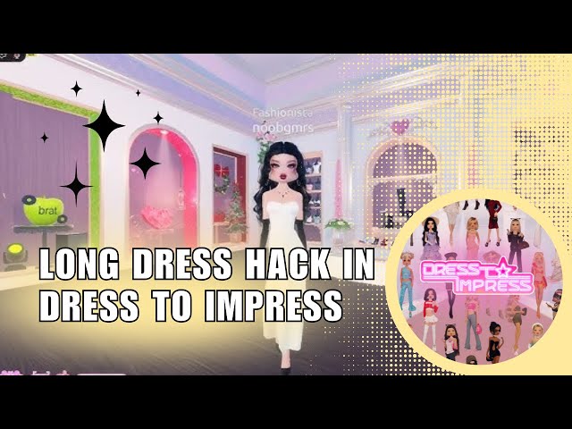 This Long Dress Hack in Dress to Impress Is Absolutely Stunning! -  YouTube