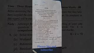 m. sc / m.a / b.a / bsc / b.com / m.com environmental issues pyq # evs pyq