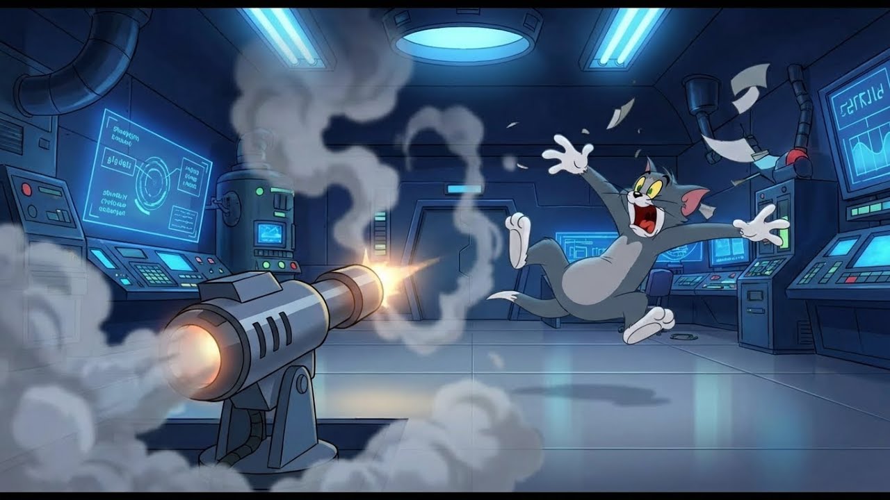 Tom and Jerry meet Jonny Quest: The Secret Volcano Mission! (AI Animation)