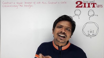Construction Ex 16.2 Q 10 | Circumcircle of Hexagon | Trick your Teacher