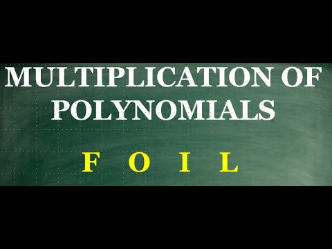 MULTIPLICATION OF POLYNOMIALS - FOIL METHOD - TAGALOG - YouTube
