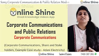 Online Shine | BMS|BBA | Sem5 T38 Mod1 - 1 | Corporate  Communication - A | Trailer 2