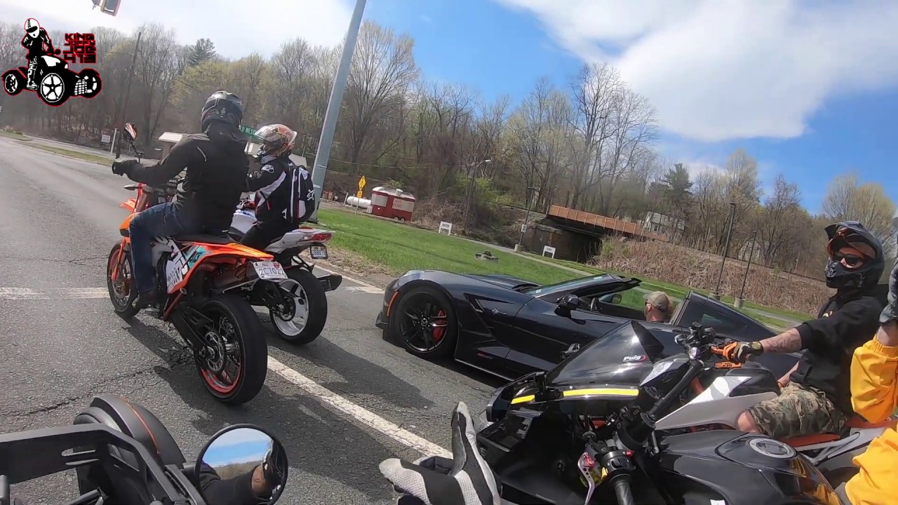Can-Am Ryker and a bunch of bikers on back roads - YouTube