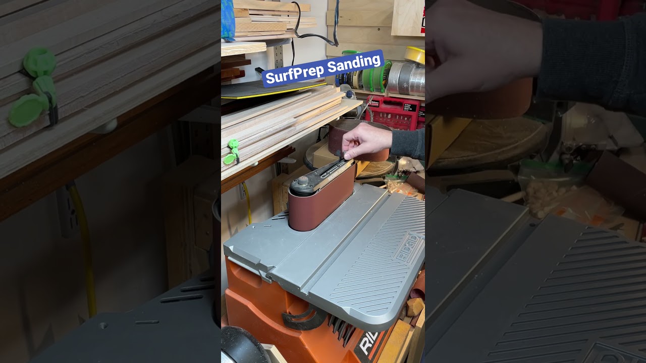 Time to try out the new sanding belts from  