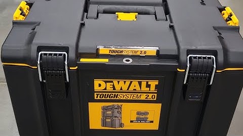 DEWALT TOUGHSYSTEM 2.0, Large Tool Box, 22 in., 110 lbs. Capacity (DWST08300)