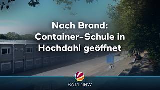 Nach Brand: Container-Schule in Hochdahl geöffnet