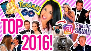 TOP MOMENTOS 2016 - Selena Gomez, Kim Kardashian, Trump, Harambe y mas!!