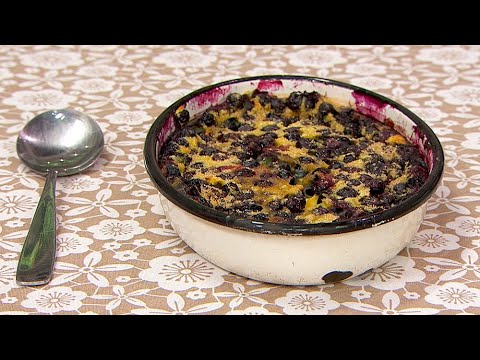 Clafoutis de arándanos