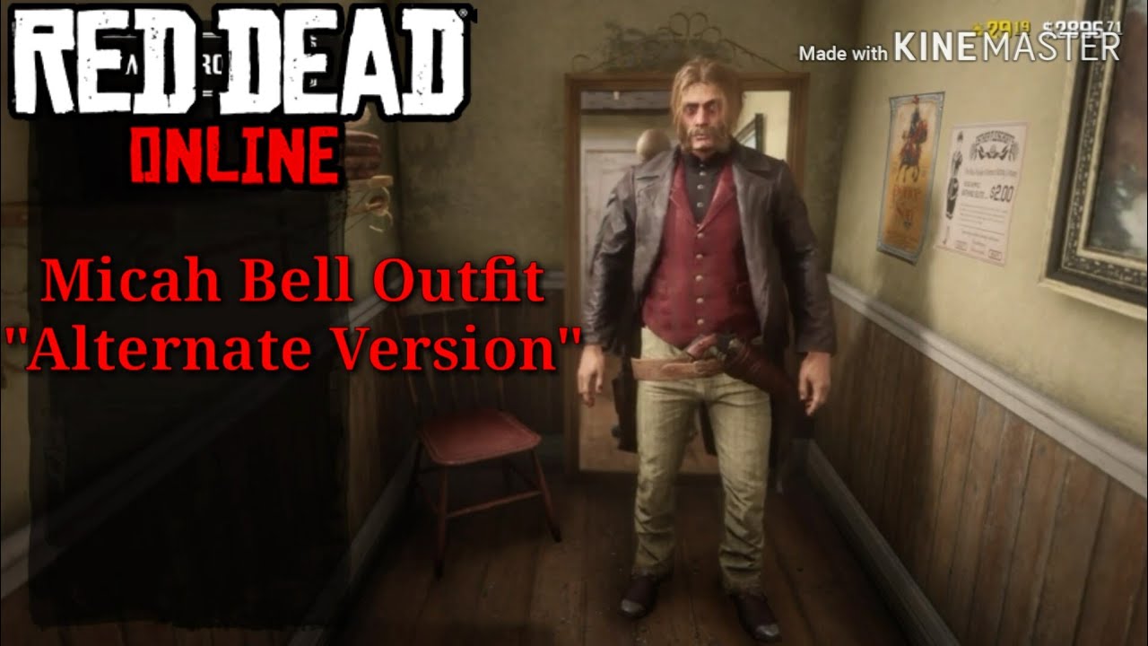 Red Dead Redemption 2 Online - Alternate Micah Bell Outfit - YouTube