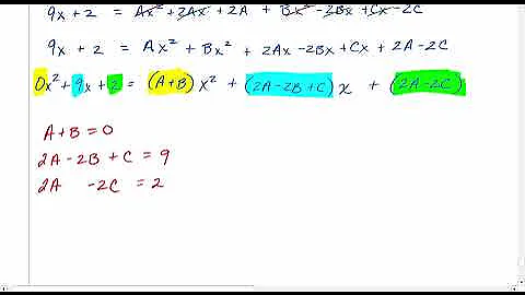 Partial Fraction Decomposition - Case 3