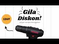 Mesin Bor Baterai Cordless 13vf 25torsi Uchiha Tembok Besi Kayu ori