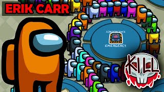 Download Lagu Among Us mas FUI IMPOSTOR contra 100 JOGADORES MP3