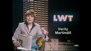 LWT trailer, adverts & announcer Verity Martindill in-vision 14th March 1981 3 of 3