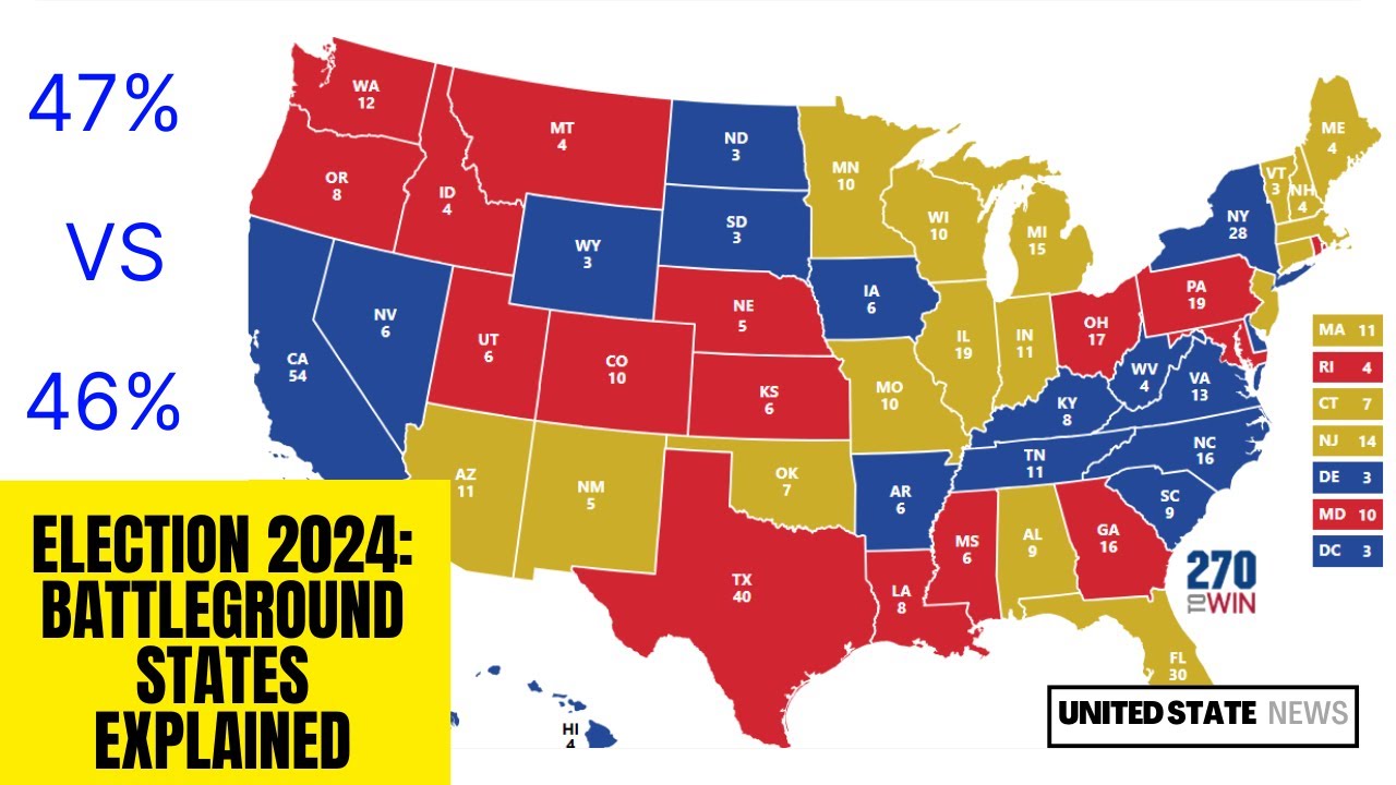 The 2024 Presidential Race: Key Battleground States and Their Impact # ...