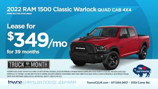 It's RAM Truck Month At Towne CDJR
