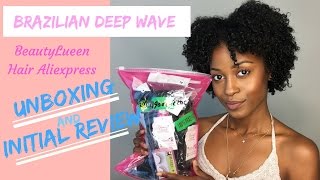 Brazilian Deep Wave | Aliexpress BeautyLueen Hair Initial Review