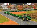 Making Small Bio Gas Fertilizer Row With 3 Players In Fs18 Fs18 Multiplayer Gameplay Timelapse
