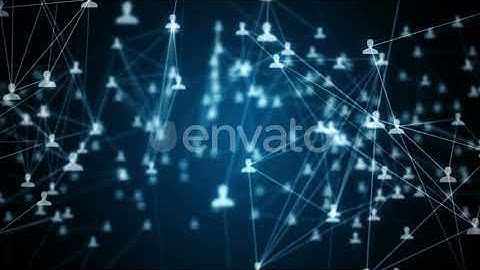 Connecting People on the Internet, Social Network Connection | Motion Graphics - Envato elements