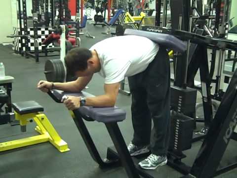 Bent over calf raises - YouTube
