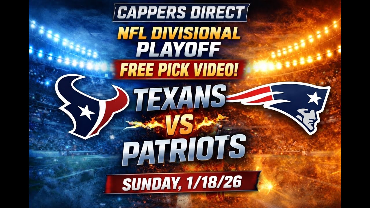 Texans vs Patriots FREE Pick | NFL Divisional Playoff Prediction 1/18/26