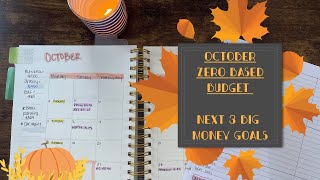 October 2021 Zero Based Budget // Debt Free Living // Budget with Me