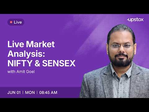 🔴 Live Market Analysis: NIFTY Expiry Day | 01 June 8:45AM | Amit Goel | Upstox