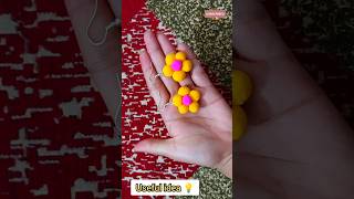 Diy cute clay bow earrings| Make cute cold porcelain clay earrings with me #clayart#airdryclay